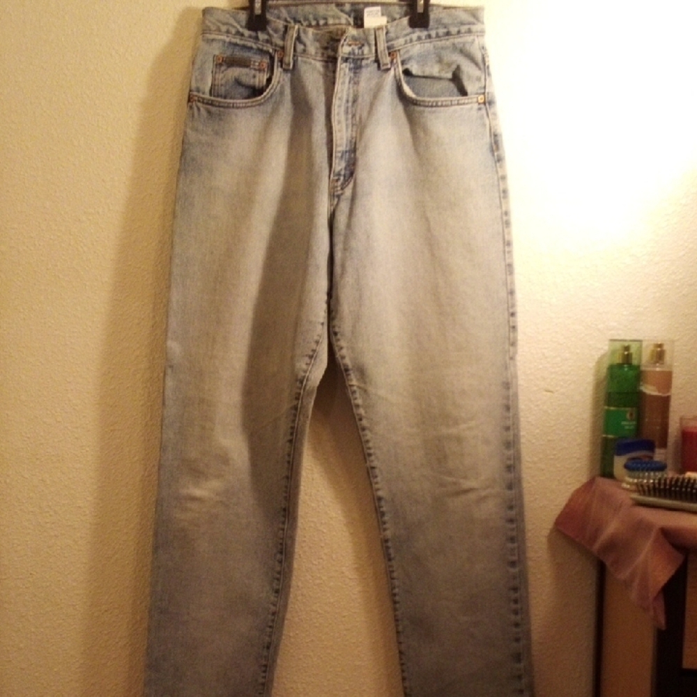 Calvin‎ Klein Women's Light Blue Straight Jeans